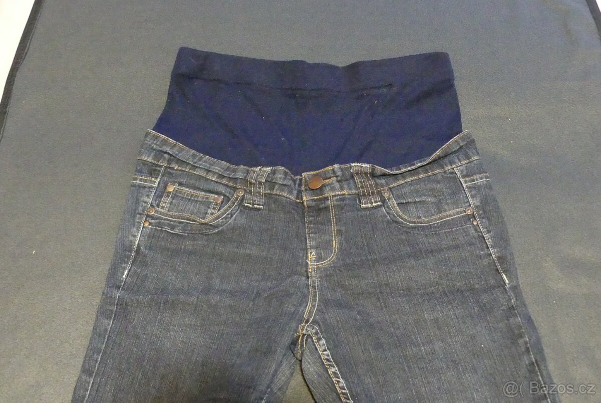 Těhotenské džíny (rifle), Bootcut, vel. M - 2