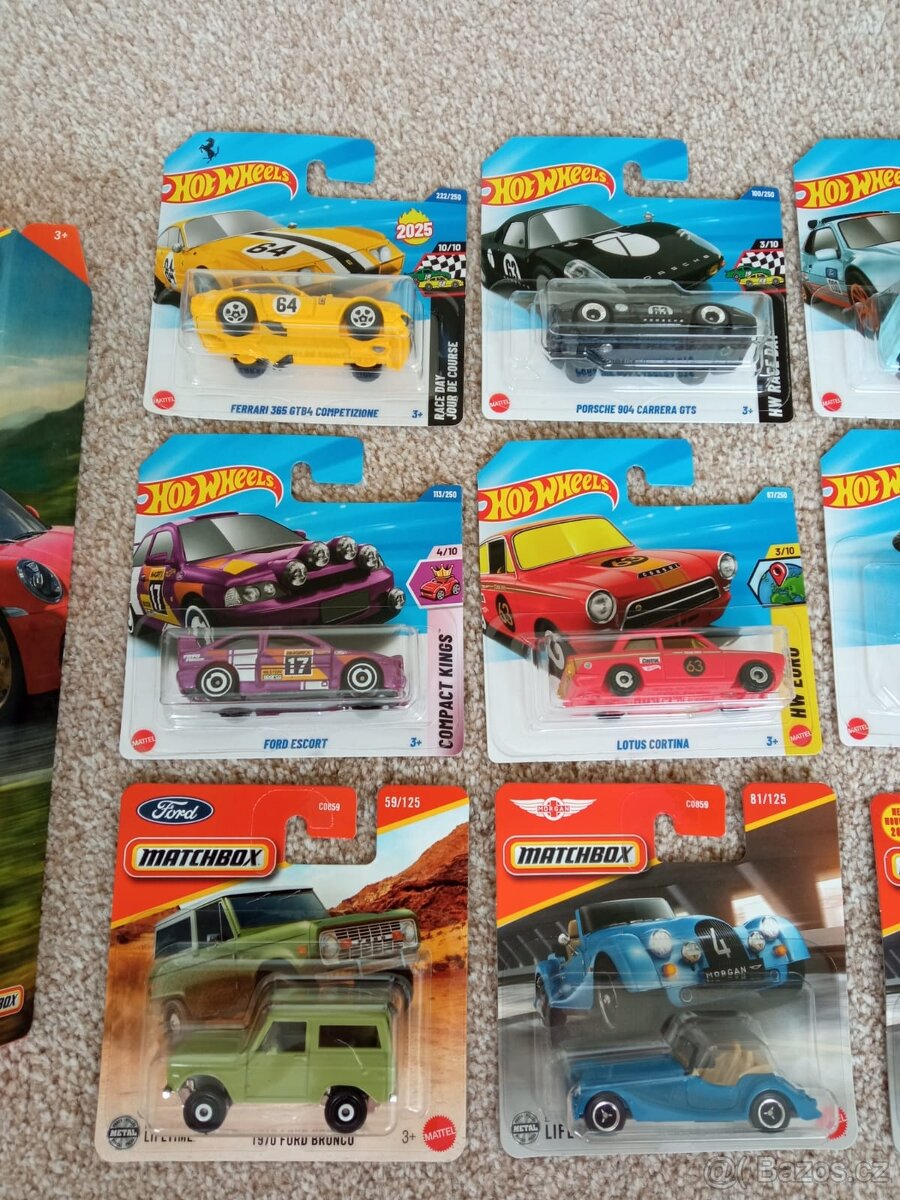 HOTWHEELS, MATCHBOX AUTÍČKA - NOVÁ - 2