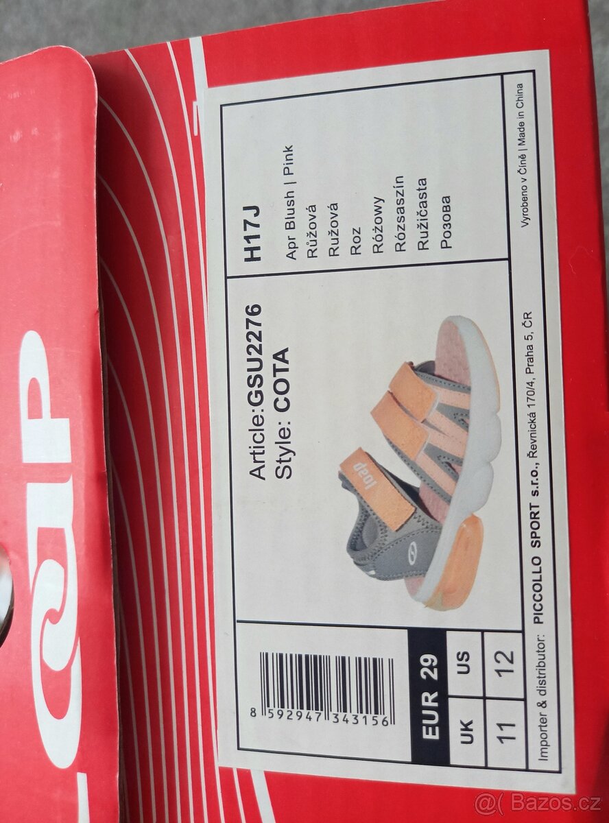 Dívčí sandály a baleriny 29/30 - 2