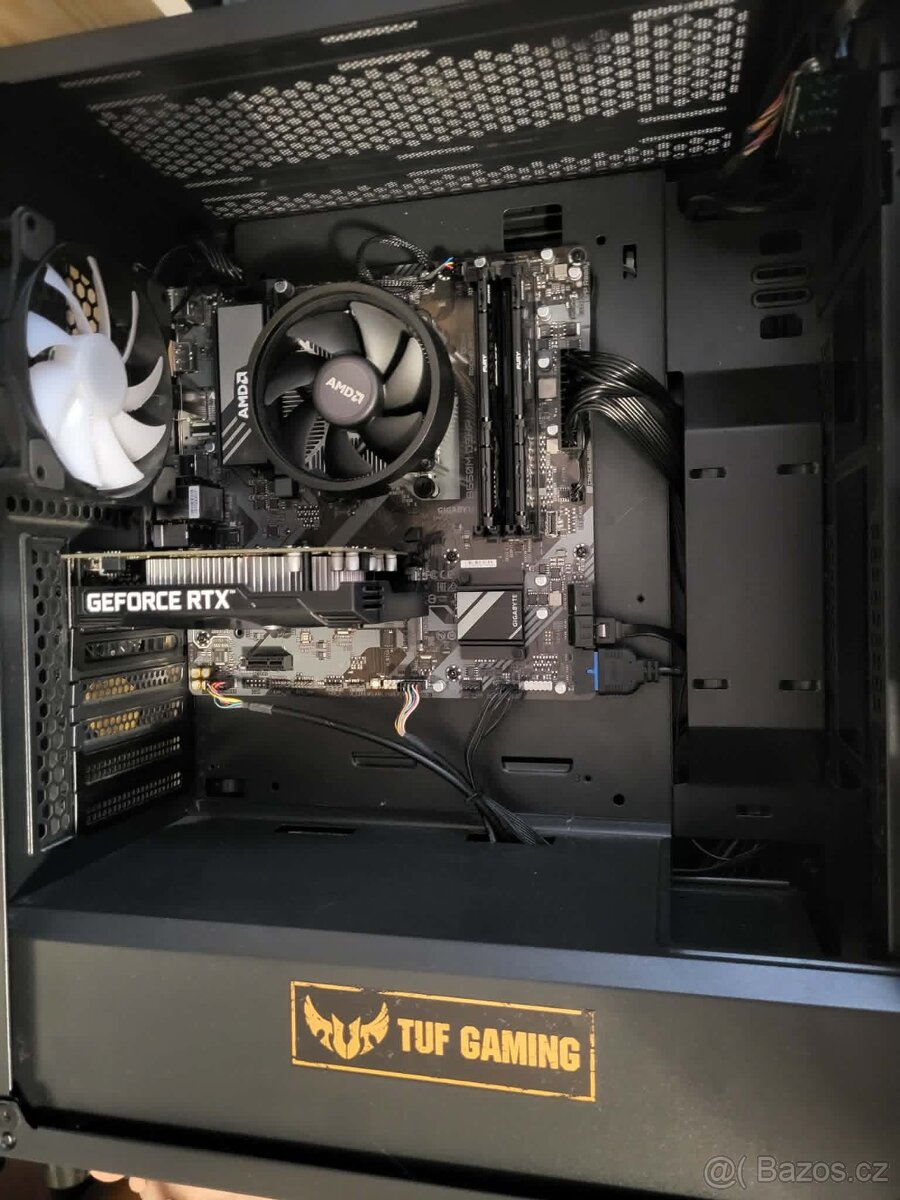 Herní PC Ryzen 7 7700,RTX3050,16GB DDR5,1+1TB disk, Win11 - 2