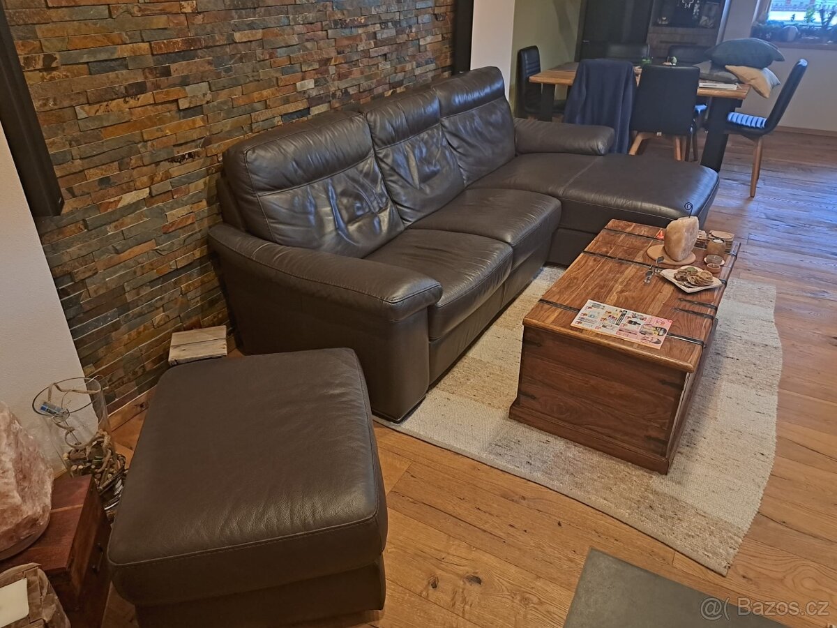 Kožena sedací souprava - 2