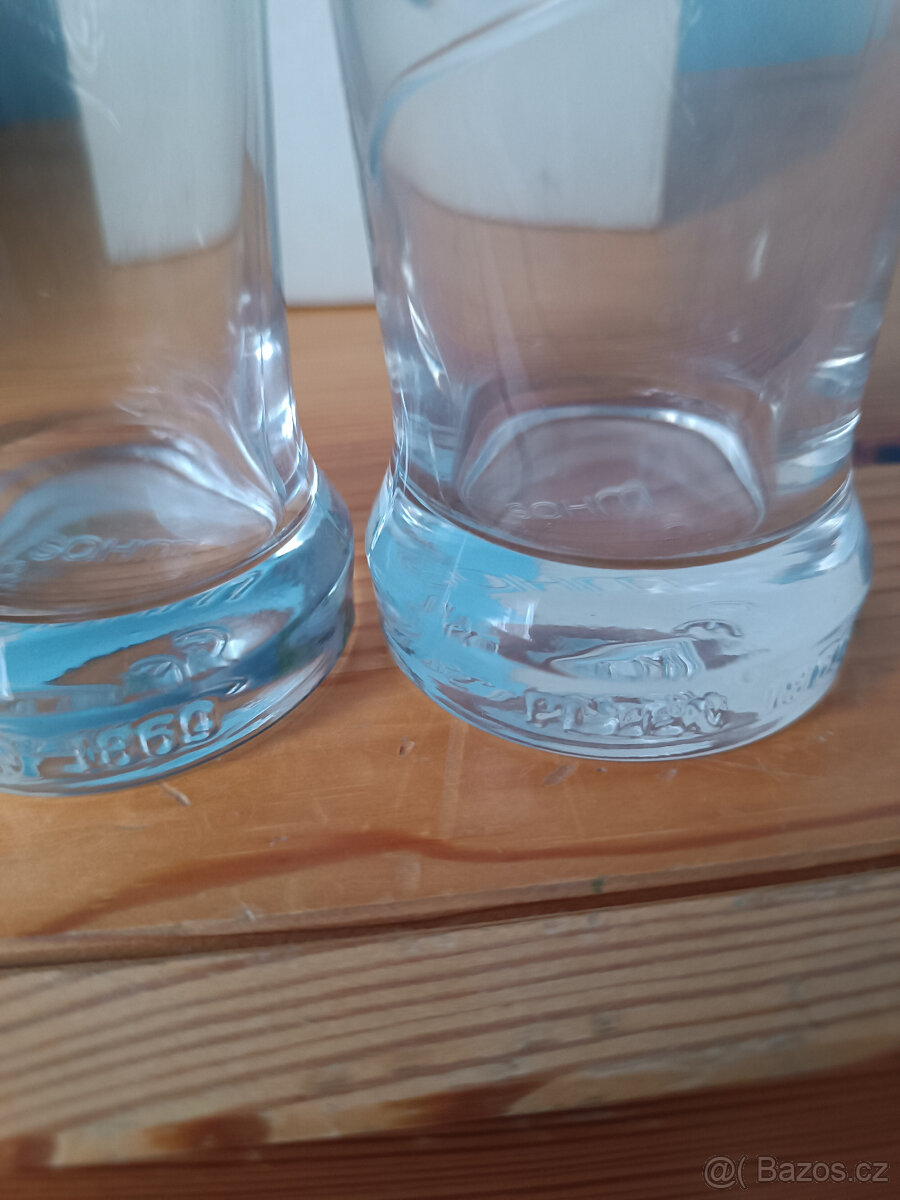 2 x sklenice GAMBRINUS, - 2