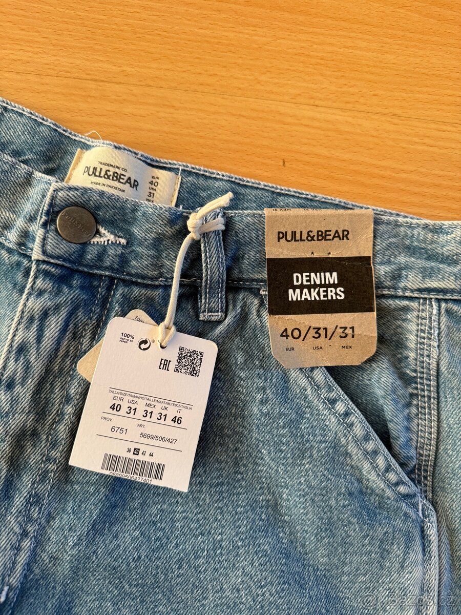 Džínové šortky Pull&Bear nové - 2