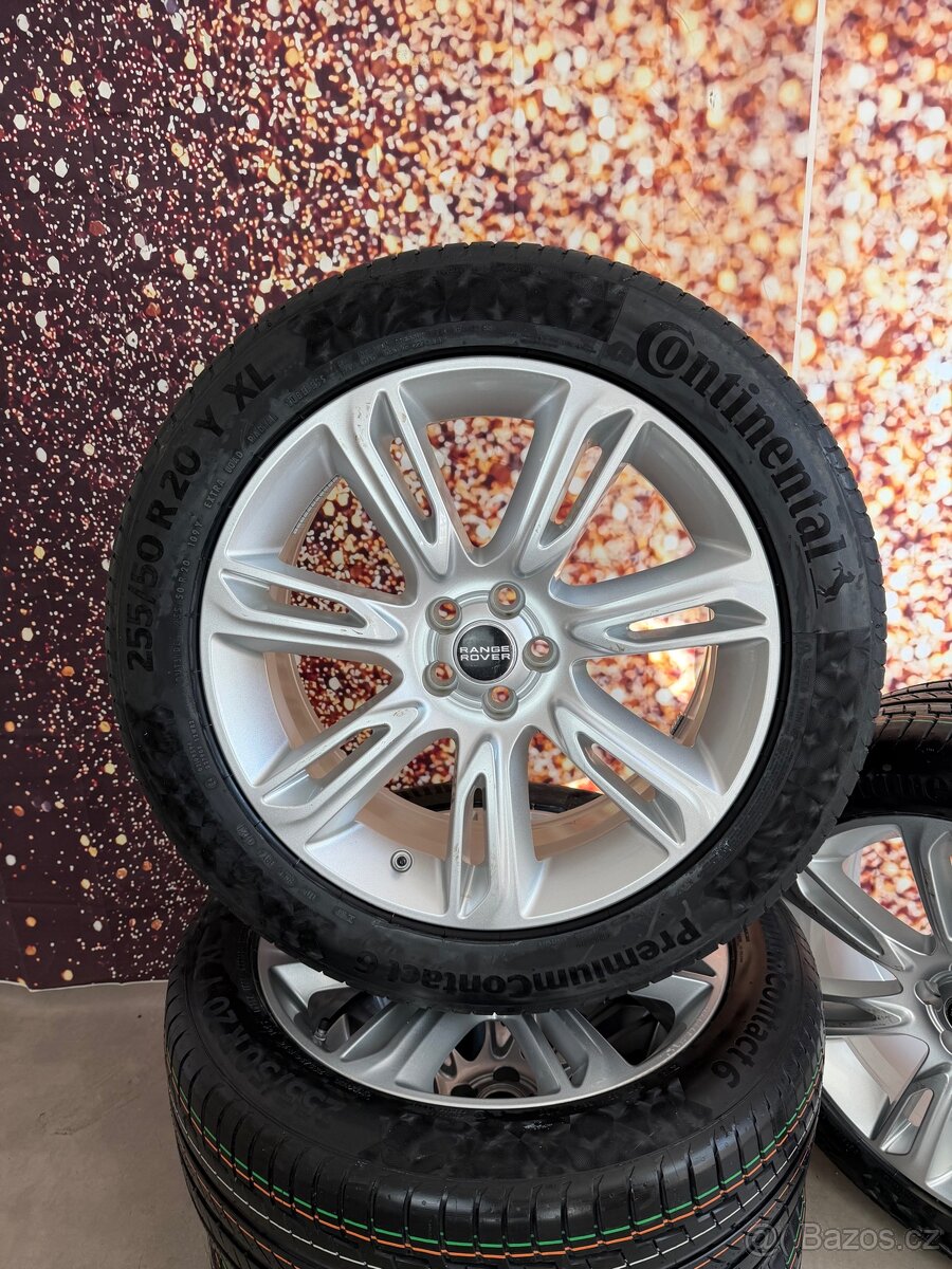 Alu kola 5x108 255/50r20 Range Rover Velar – originál - 2