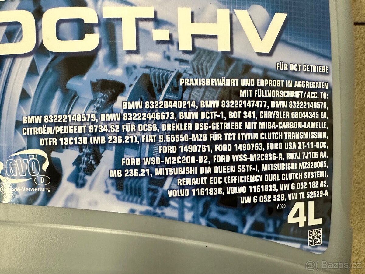 Převodový olej RAVENOL DCT-HV 4L - 2