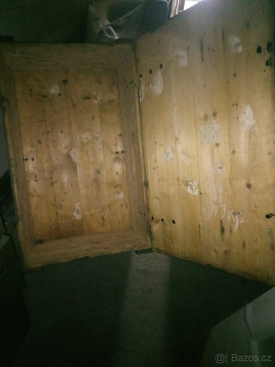Vojenská dřevěná bedna - 2