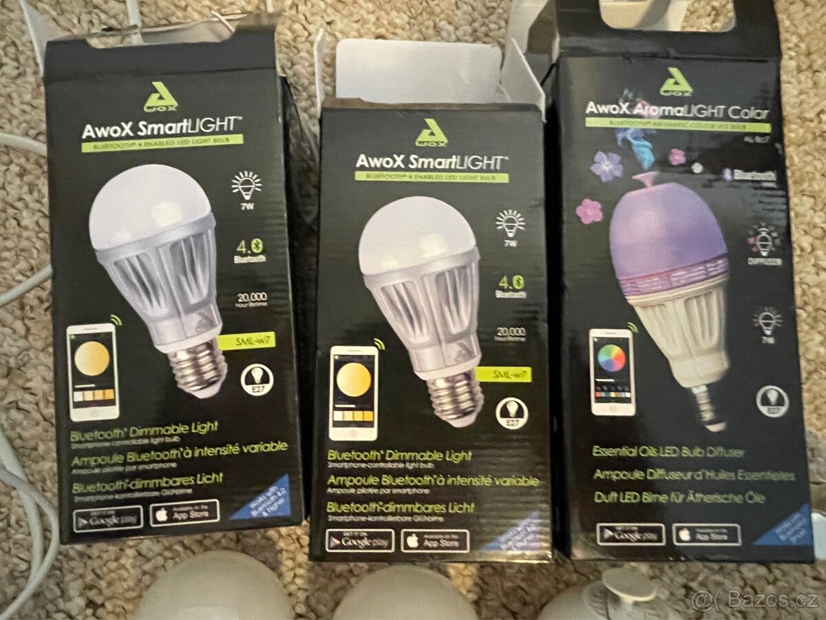 LED BT žárovky Smart Light E27 Awox AromaLIGHT Color difuzér - 2