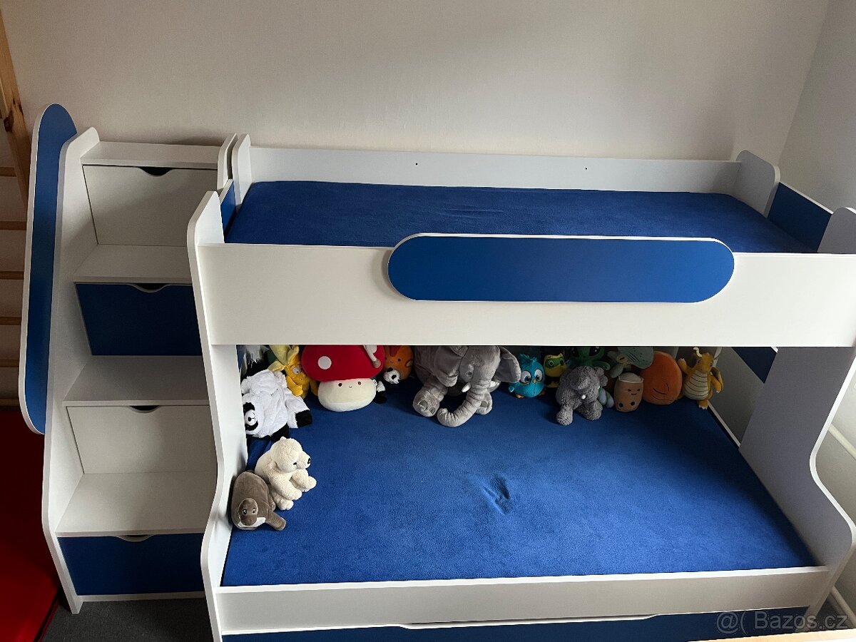 Patrova postel detska 200x90/120 - 2