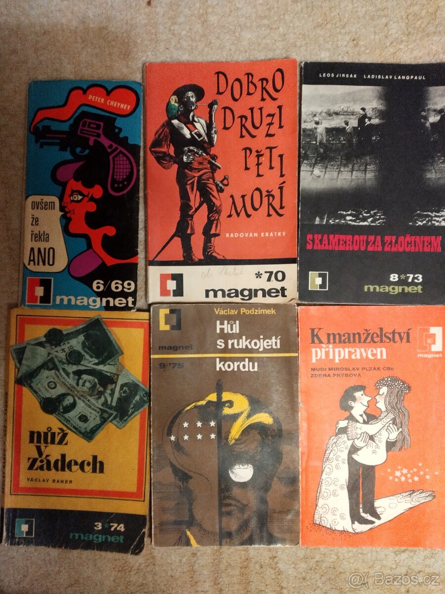 Prodám staré knížky z edice Magnet: - 2