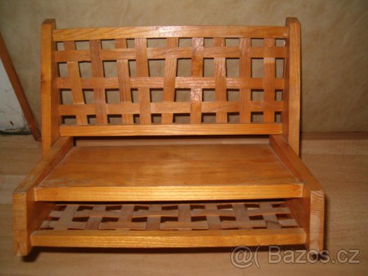 Starší židle, poličky, botník, stolek, stolek na květiny - 2