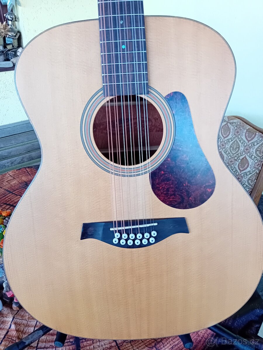 12-ti strunná elektroakustická folková kytara - 2