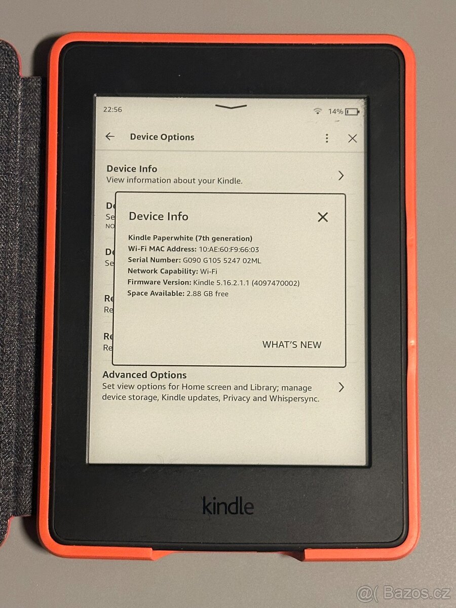 Amazon Kindle Paperwhite 7. gen čtečka knih 4GB černá + obal - 2