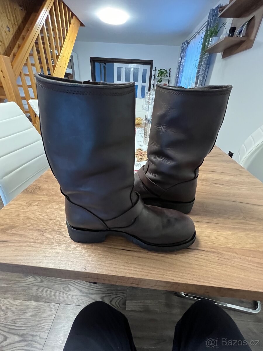 Kožené boty Harley Davidson - 2