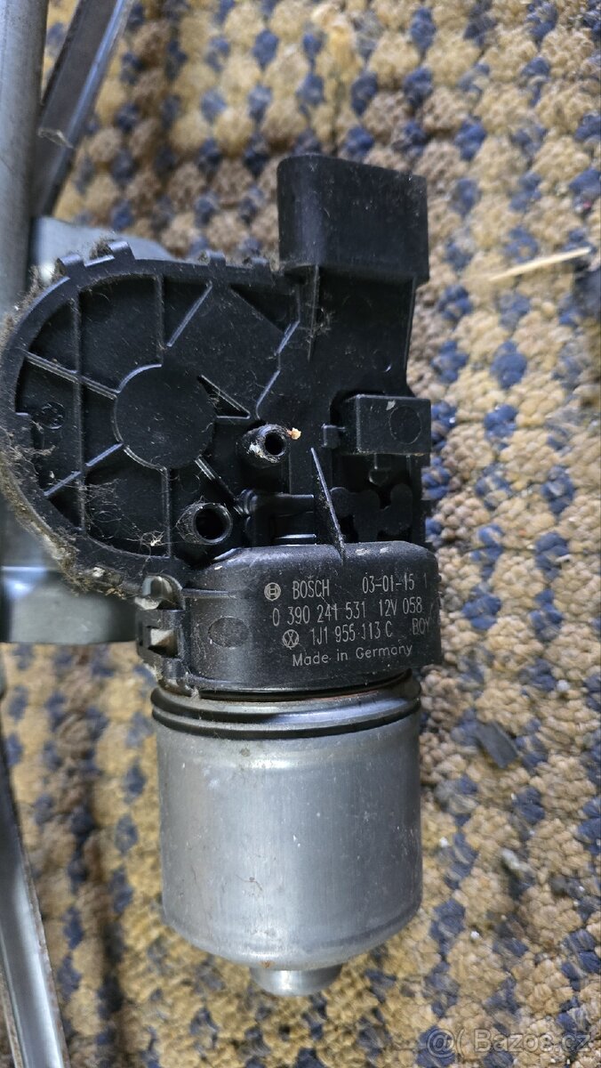 Motorek stěračů+táhla 1J1 955 113C - 2