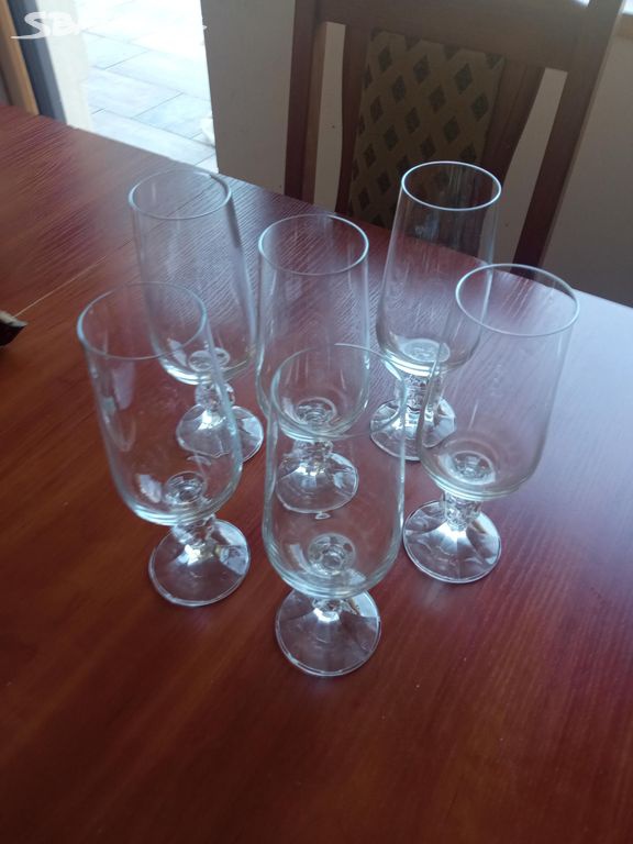 Vysoké sklenice 6 ks - 2