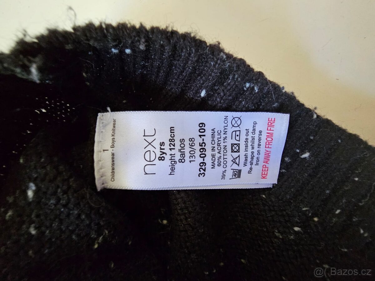 Vánoční svetr vel. 128 cm - 2