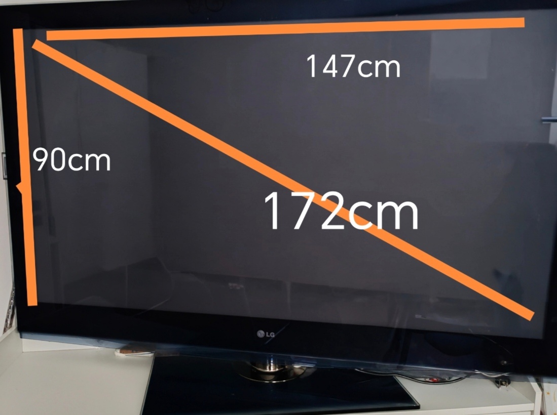 LG plazmová 172cm - 2