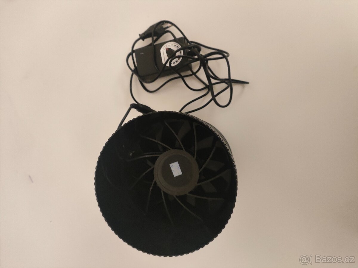 #054 Hon&Guan inline potrubný ventilátor 150 mm (6) + regulá - 2