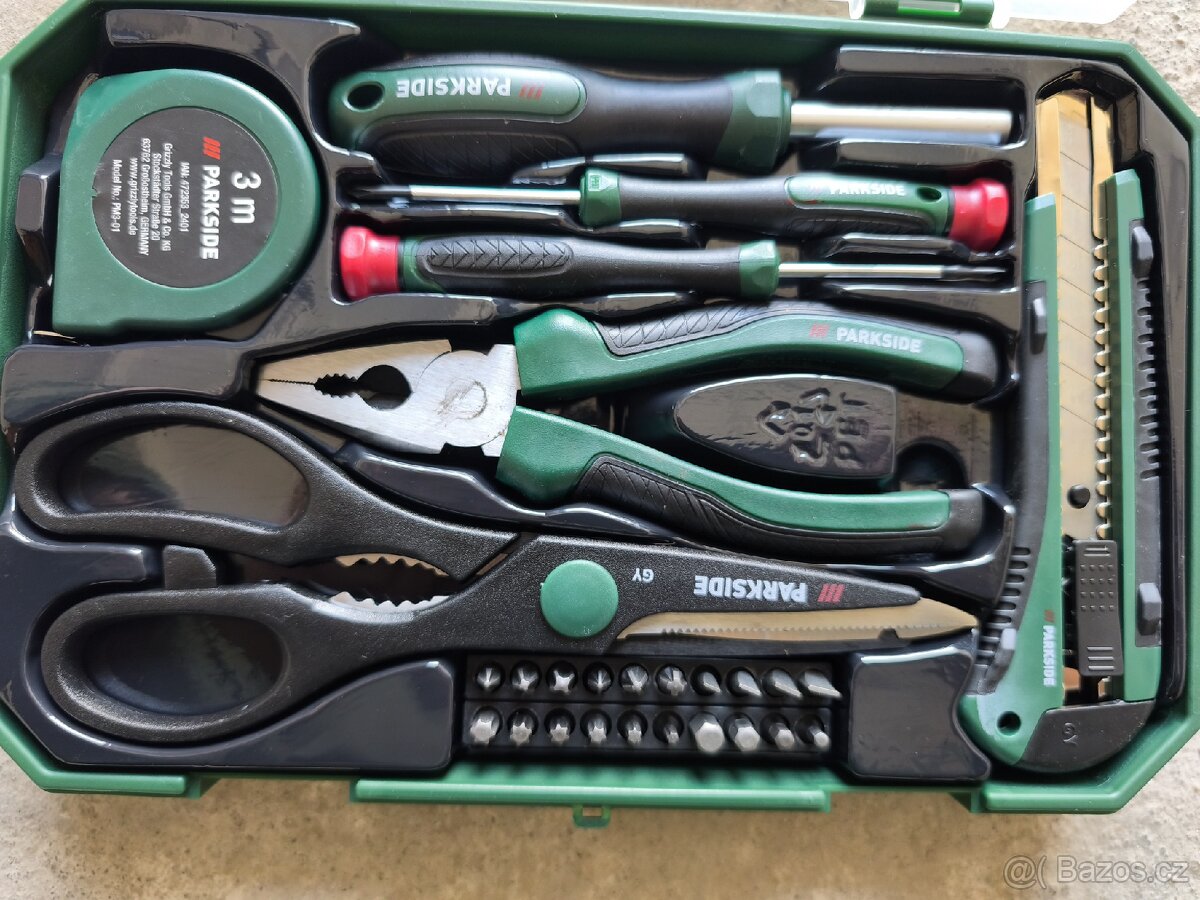 sada nářadí 95ks parkside - 2