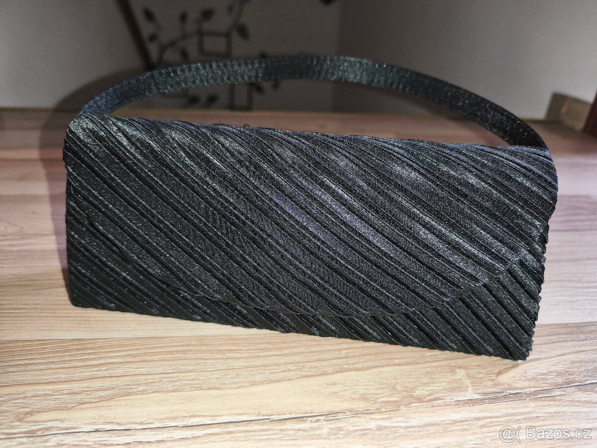 Dámská černá společenská kabelka psaníčko - 2