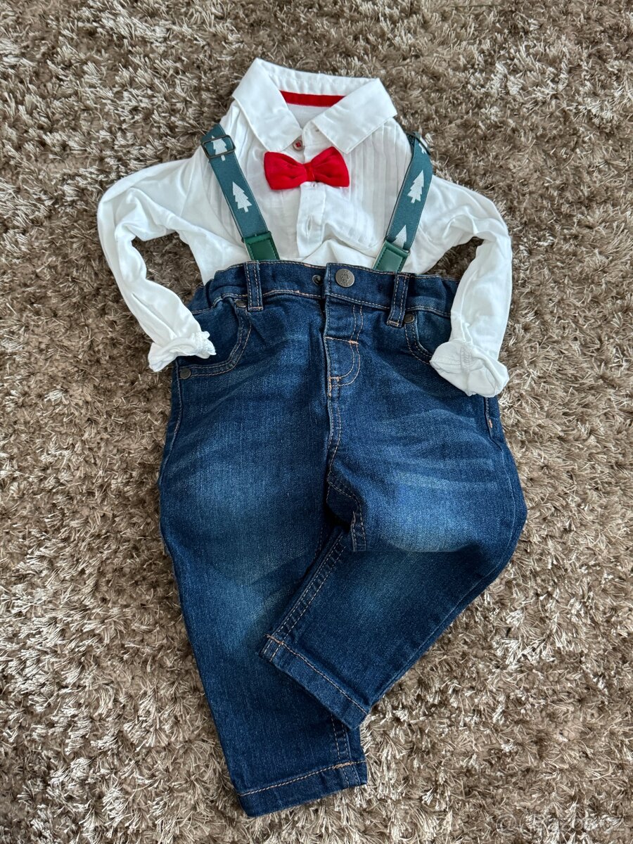 Krásný set vel. 74 ( 6 - 9 měsíců ) - 2