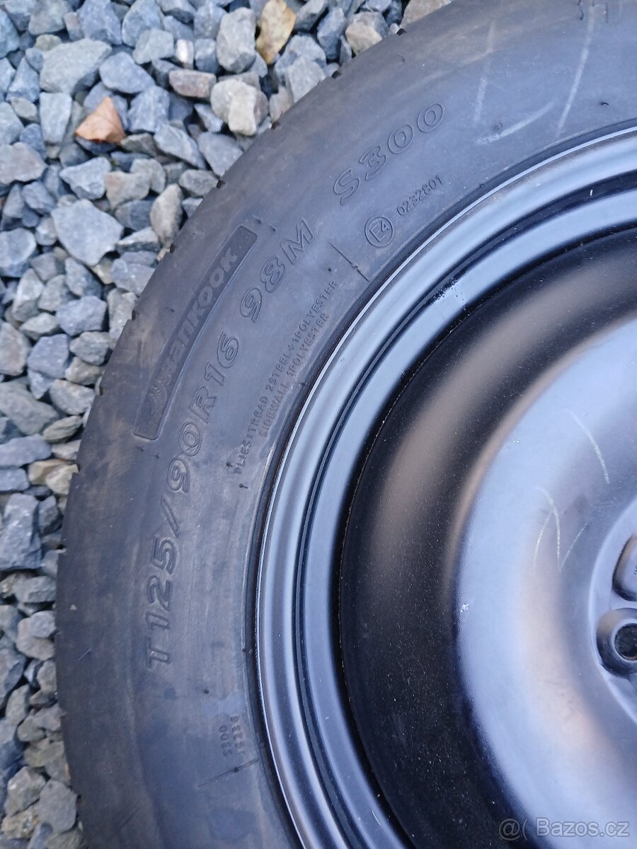 Rezerva, dojezdové kolo Ford, 5x108, 125/90 R16, NEJETÁ - 2