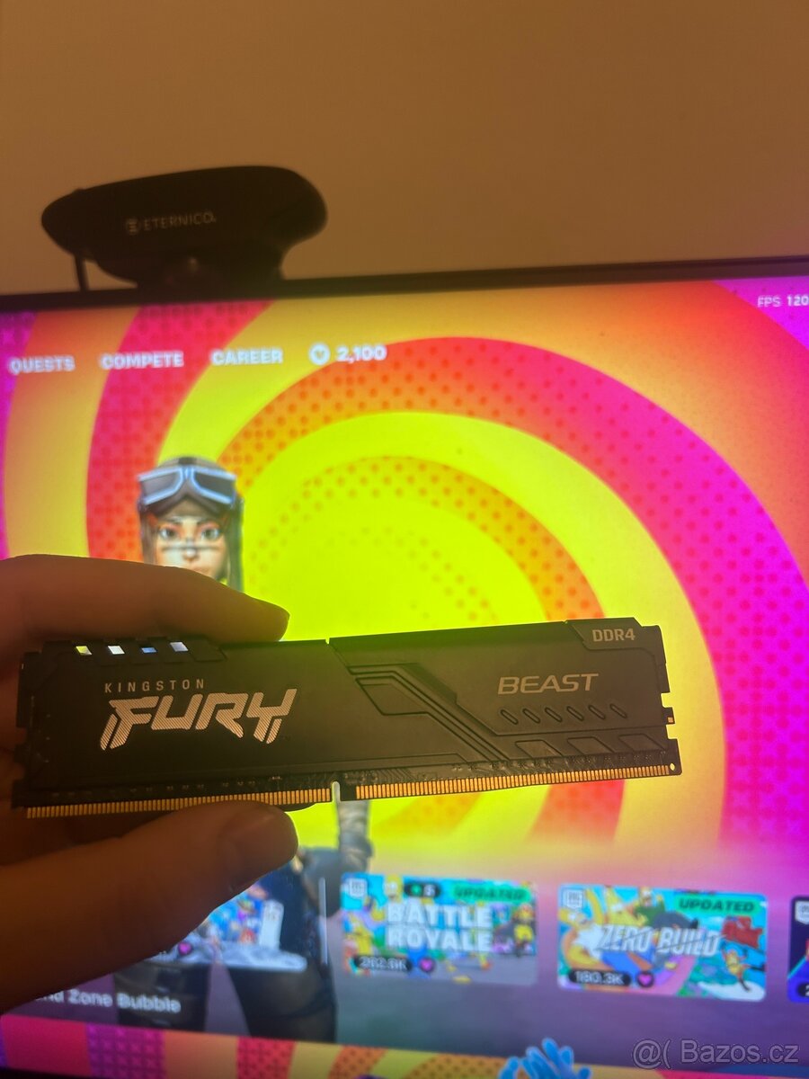 Kingston FURY 8GB DDR4 3200MHz CL16 Beast Black - 2