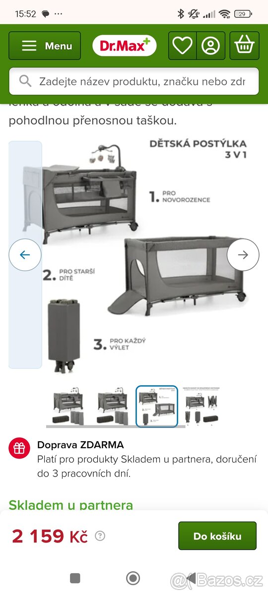 Cestovní postýlka - 2