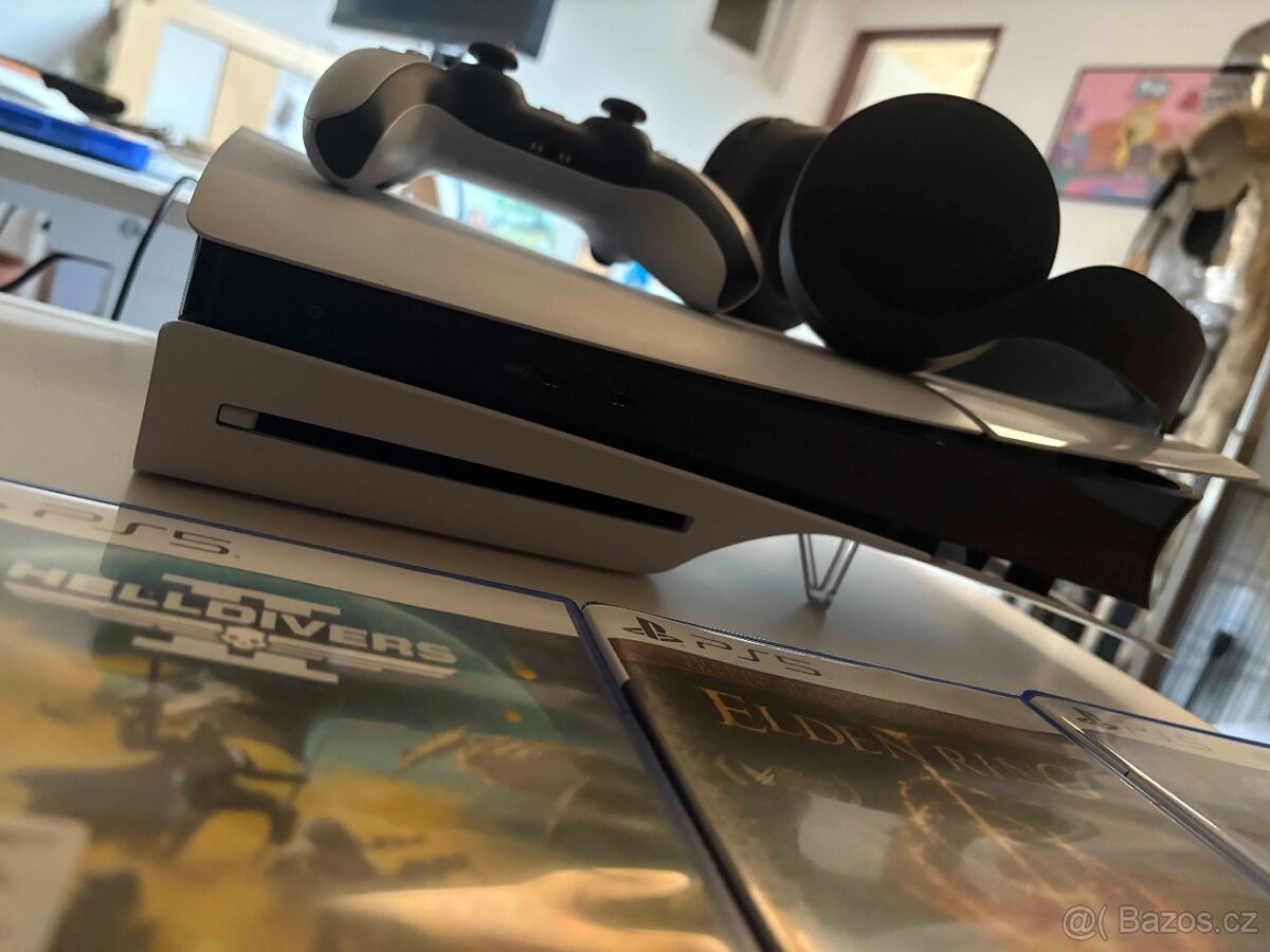 Playstaton 5 s mechanikou, ovladač, sluchátky, hry - 2