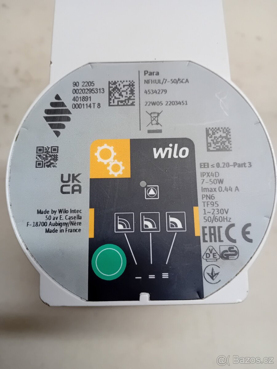 Čerpadlo Wilo NFHUL pro kotle Protherm - 2