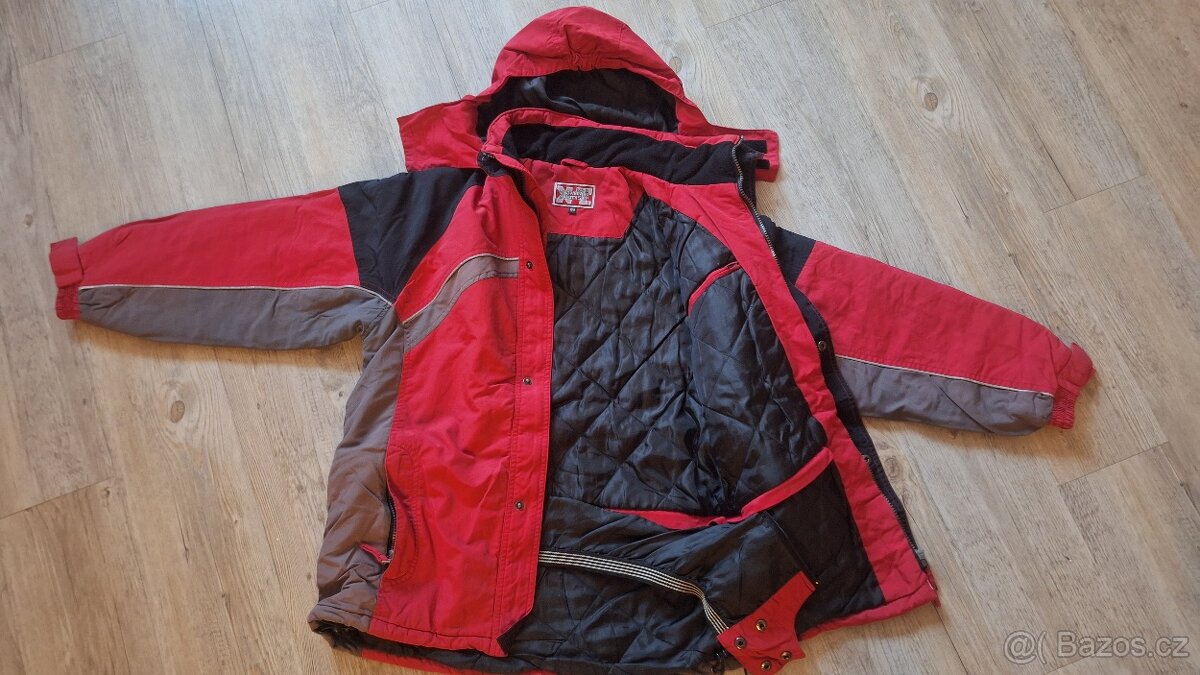 Červená zimní bunda, vel 164 - 2