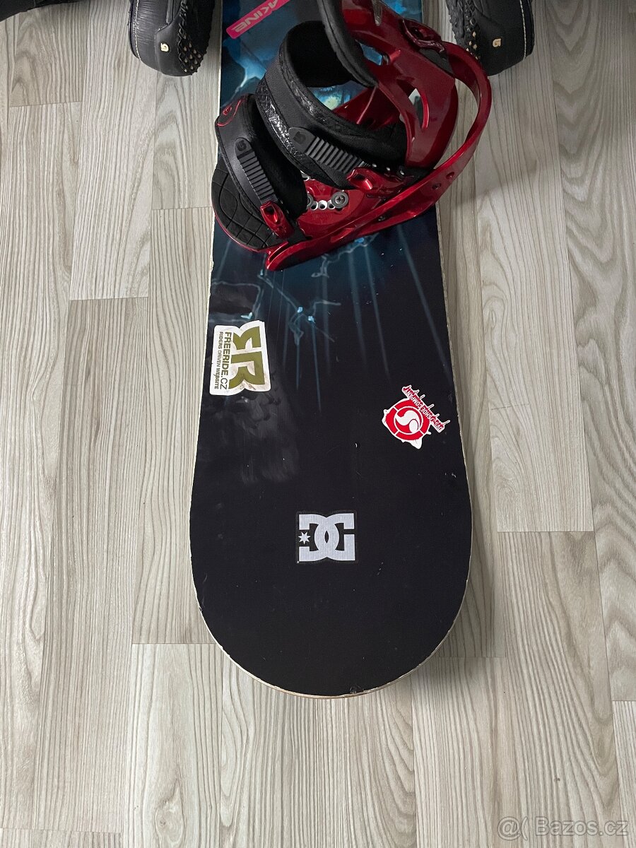 Snowboard Sims 160 cm + vázání Burton + boty Burton 45-46 - 2