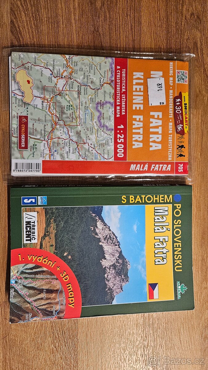 Průvodce a mapa Slovensko Fatra - 2