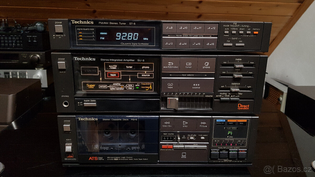 Technics hifi sestava RS-6,SU-8,ST-8 - 2