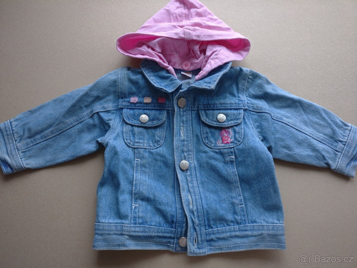 Džínová bunda vel. 62/68 - 2