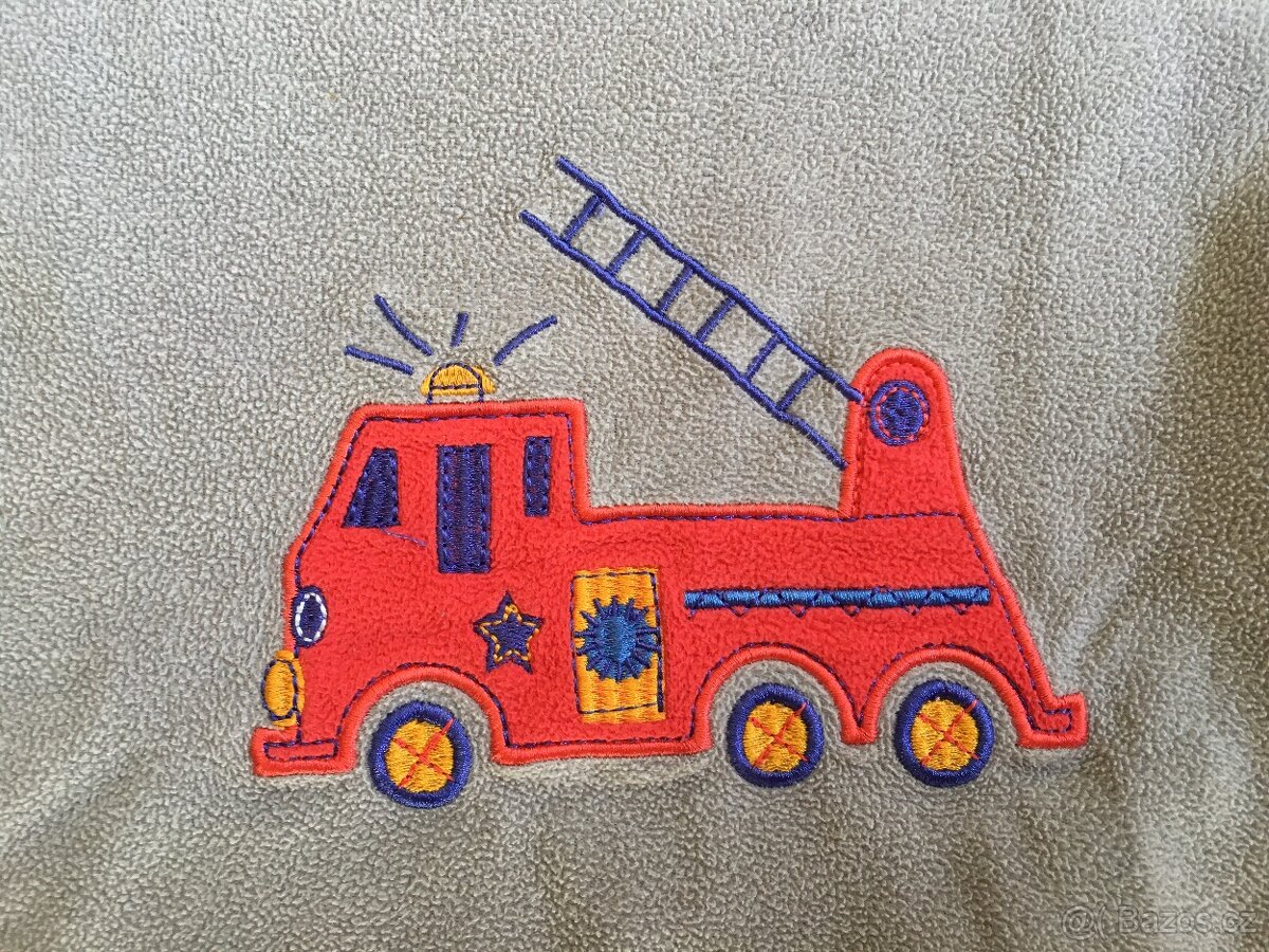 Fleecová mikina hasiči vel. 104 - 2