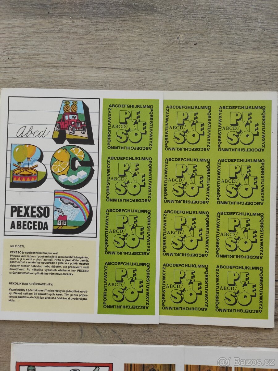 Retro pexesa , originál - 2