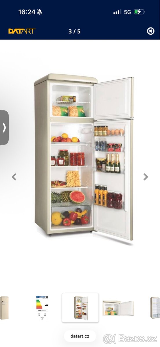 Bezova retro lednice snaige - 2