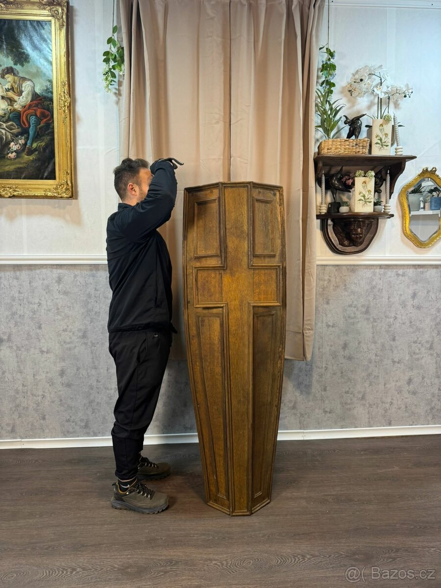 Dřevěná rakev - dekorace (143009) - 2