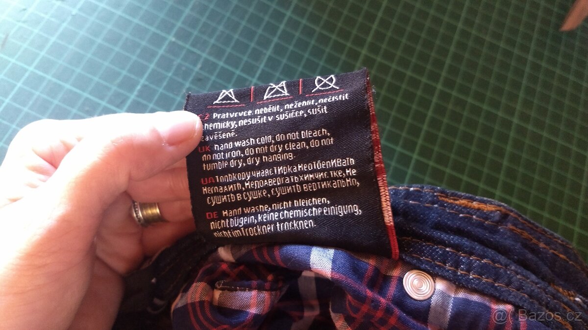 Motorkářské džíny 4SR, velikost 48/30 - 2