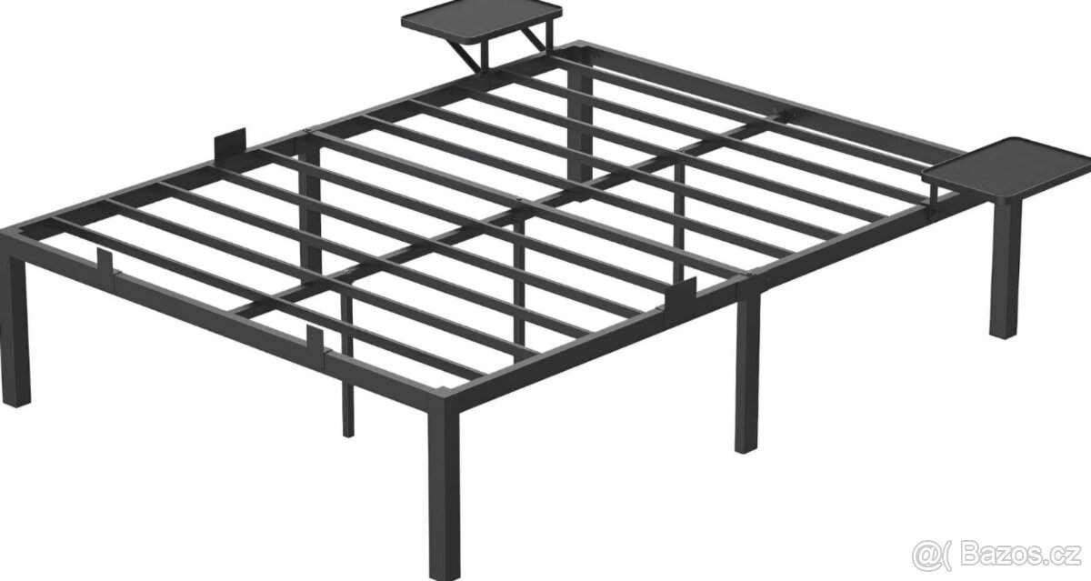 Nová postel s nočními stolky 140x190 cm - 2