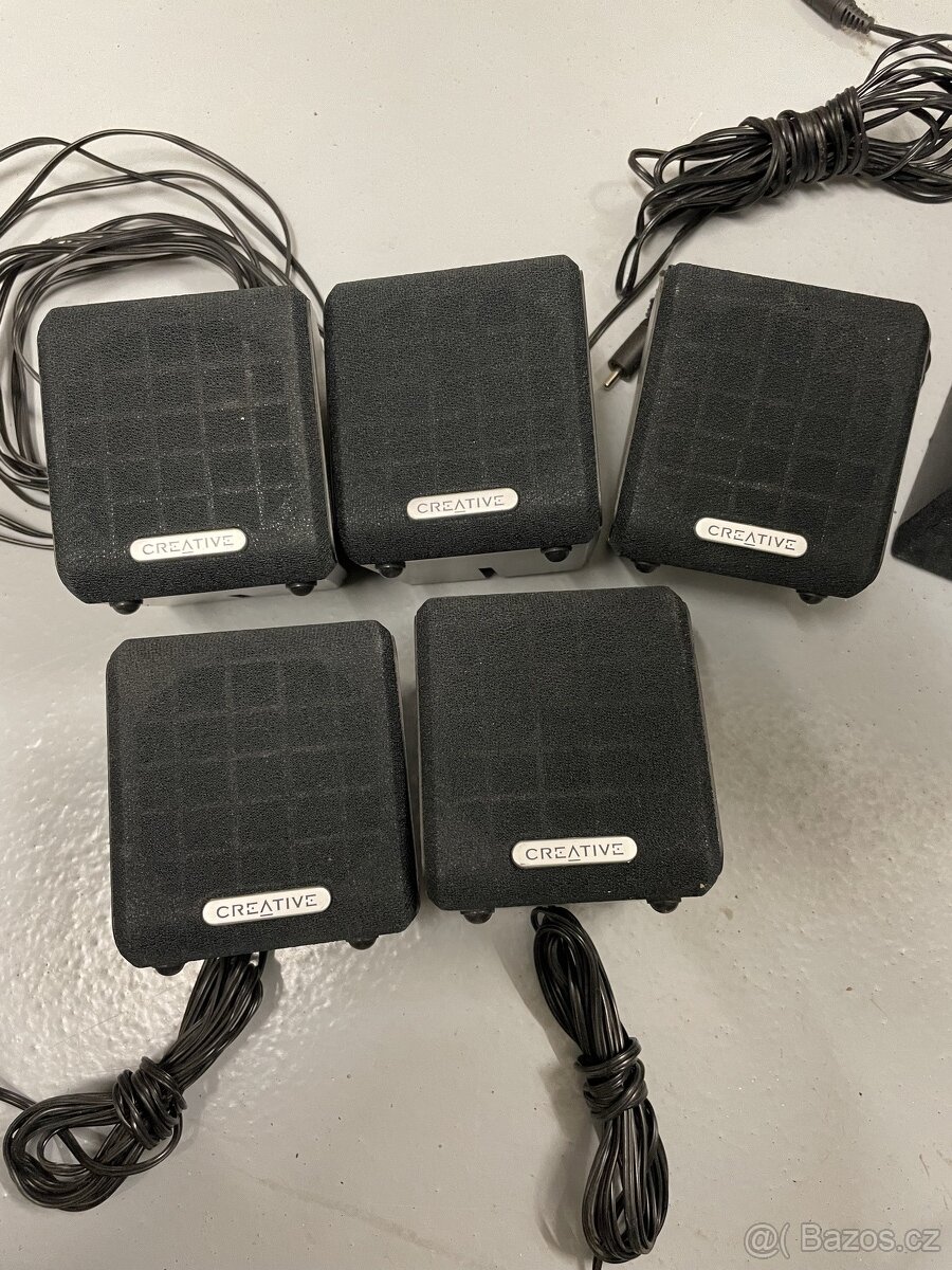Reproduktory Creative Labs 5.1 + sound blaster audigi - 2