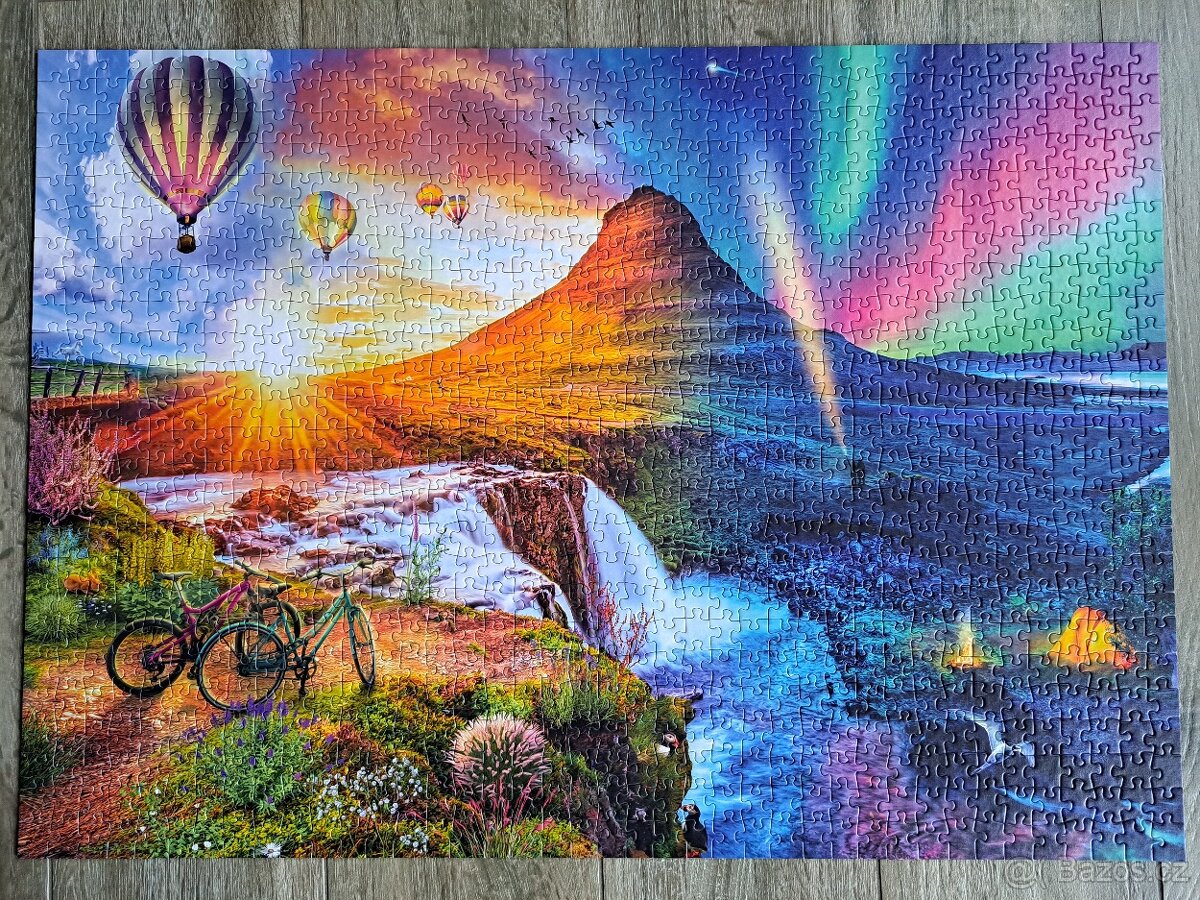 Puzzle 1000 Schmidt/Island - den a noc - 2