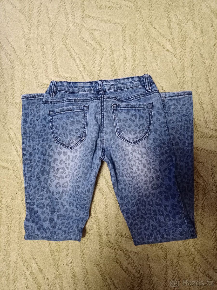 Dívčí rifle(džíny) zn.Here+There vel.152 - 2