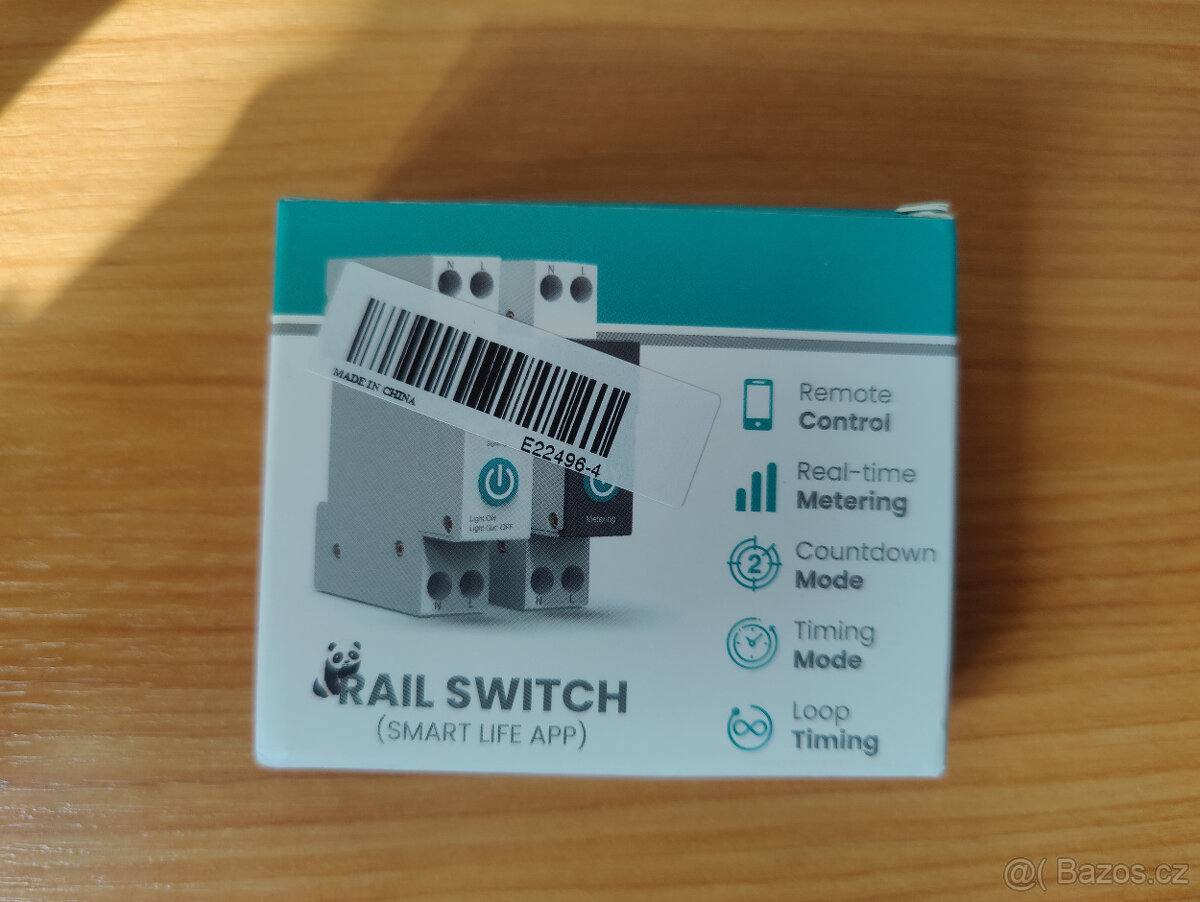 Wi-fi jednofázový jistič 32A TUYA - 2