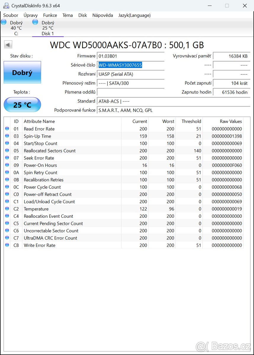 HDD 3.5" 500GB - 2
