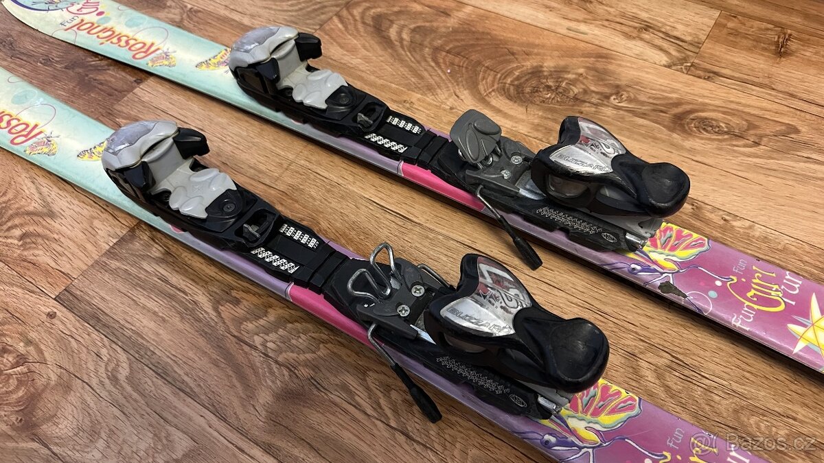 Dívčí lyže Rossignol včetně vázání Blizzard, délka 120cm - 2