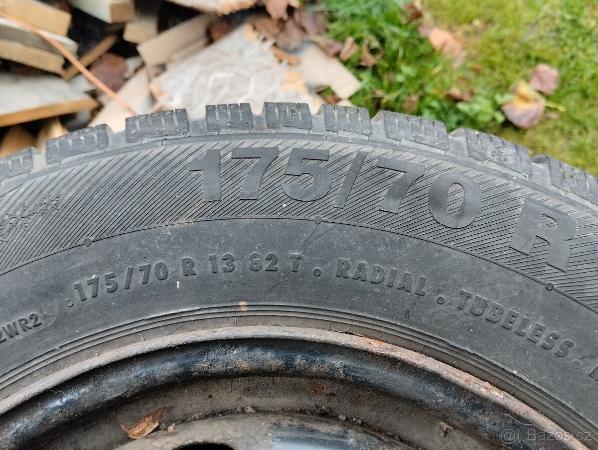 SADA ZIMNÍCH PLECHU R13 4X100 - 2