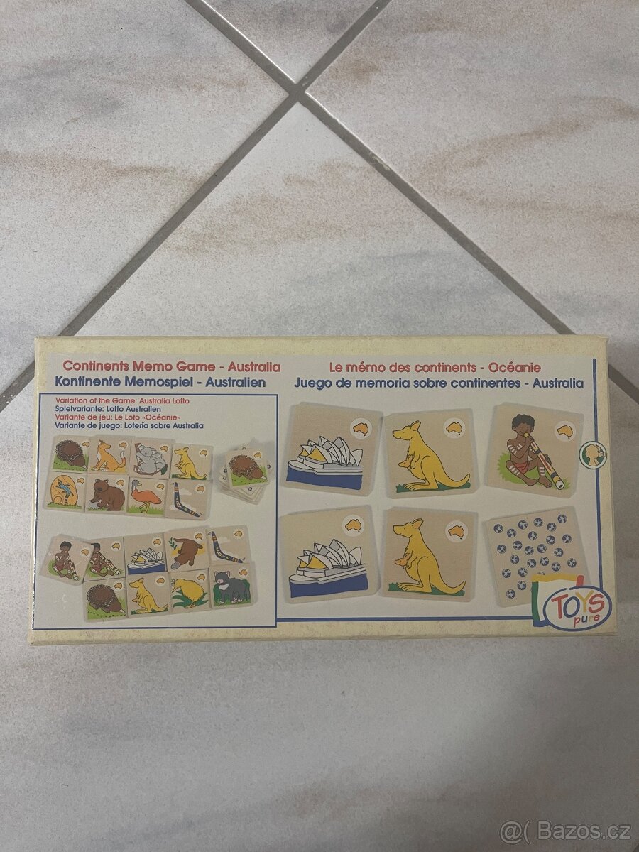 Nová hra Continents Memo. - 2