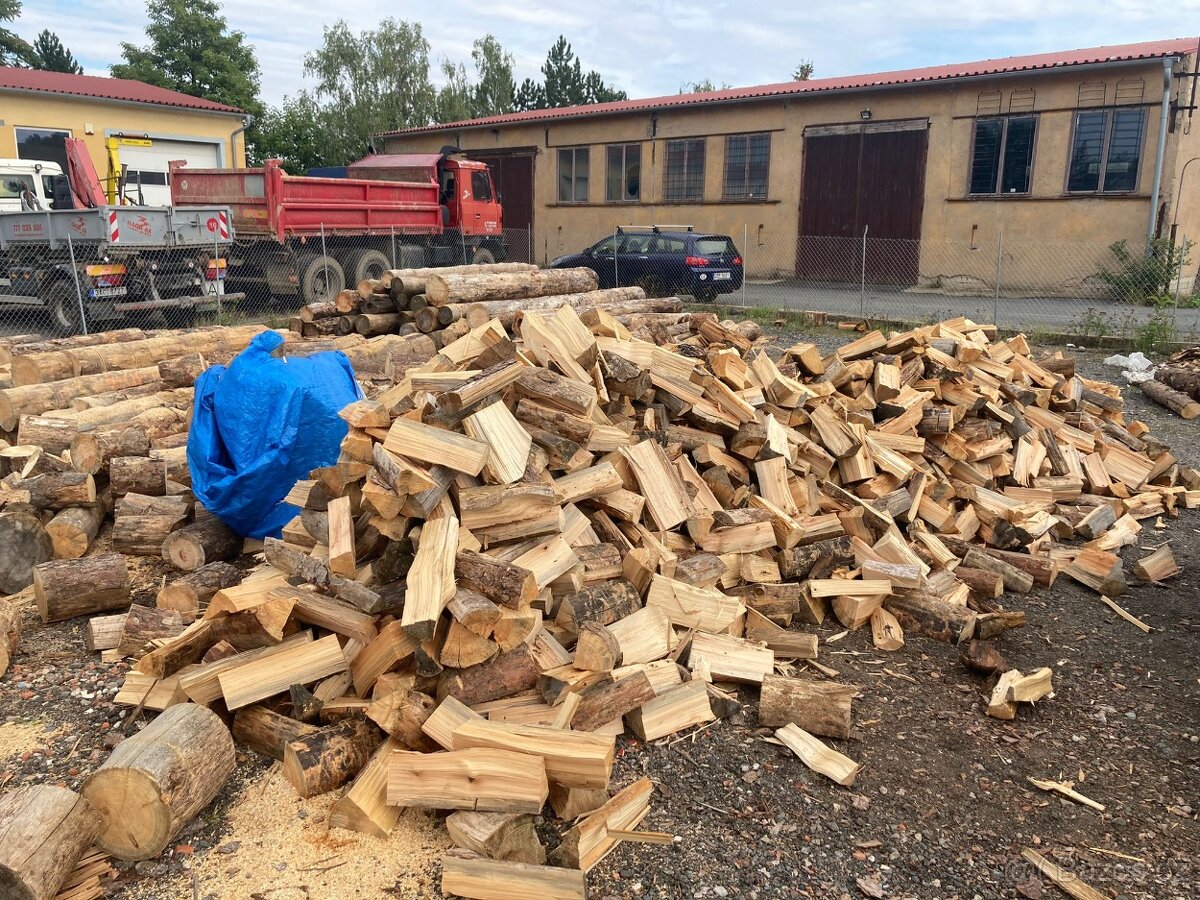 Palivove dřevo stípané Příbram - 2